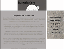 Tablet Screenshot of burgsdorf.org